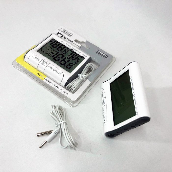 Термогігрометр Generic DC-103 метеостанція виносний датчик температури, Домашній гігрометр