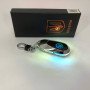 Електрична запальничка - брелок Україна з USB-зарядкою та підсвічуванням HL-472. Колір: срібло