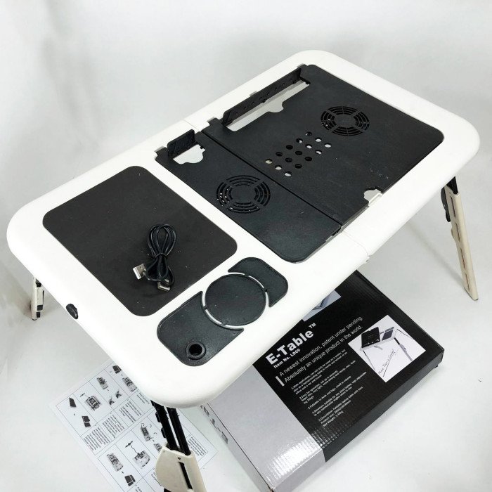 Підставка для ноутбука LD-09 E-Table, Похила підставка ноутбука на стіл у ліжко