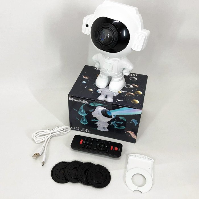 Зірковий 3D проектор Astronaut, Лазерний проектор зоряного неба Космос Проектор зоряного неба в кімнату
