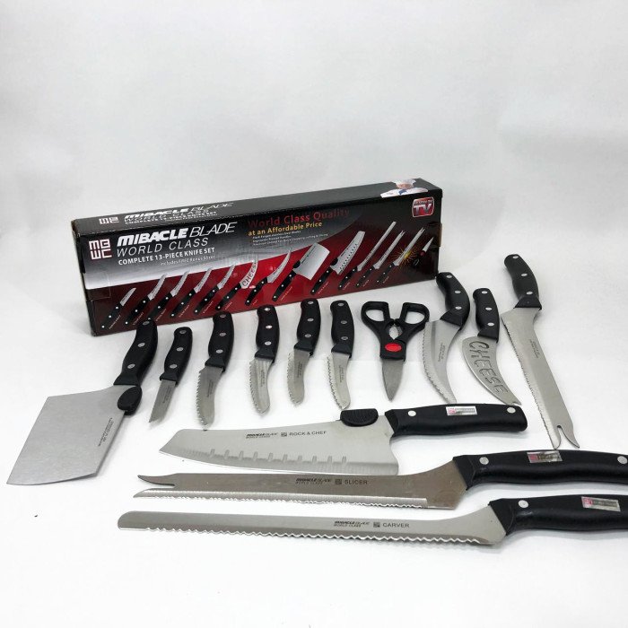 Набір кухонних ножів Contour Pro Knives 13 предметів, Набір кухонного приладдя набір ножів