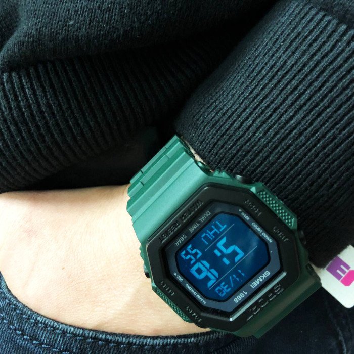 Годинник наручний чоловічий SKMEI 1988DKGN, годинник наручний електронний тактичний, годинник армійський оригінал