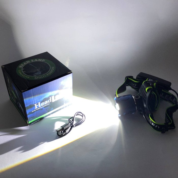 Ліхтар налобний PLD-A28-PM10-TG 6000 Ліхтар акумуляторний для риболовлі, Ліхтарик налобний потужний