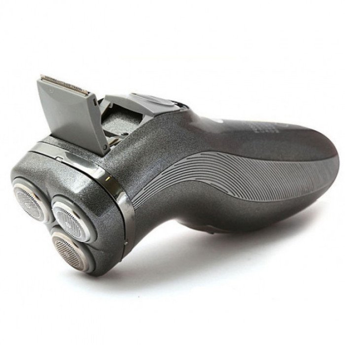 Електробритва з триммером GEMEI GM-7500, електробритва з насадками для бороди, триммер для бороди