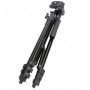 Штатив для телефону та фотоапарата Tripod 3120 PRO портативний трипод 0,35-1.02м висота. Колір: чорний
