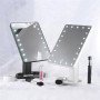 Дзеркало для макіяжу з 16 LED підсвічуванням Mirror White, Дзеркало, що світиться, для макіяжу. Колір: білий