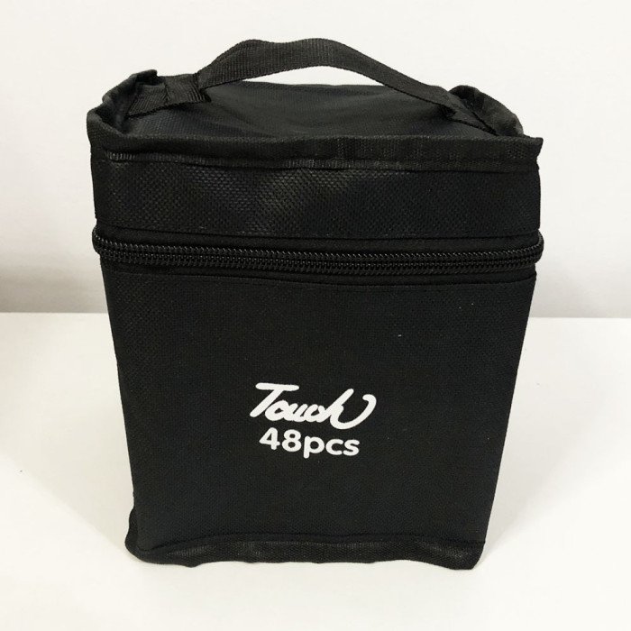 Набір кольорових маркерів 48 шт Набір скетч маркерів для малювання, маркери для малювання двосторонні