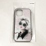 Чохол для Apple Iphone 12 Pro Max дівчина в окулярах. Колір: рожевий