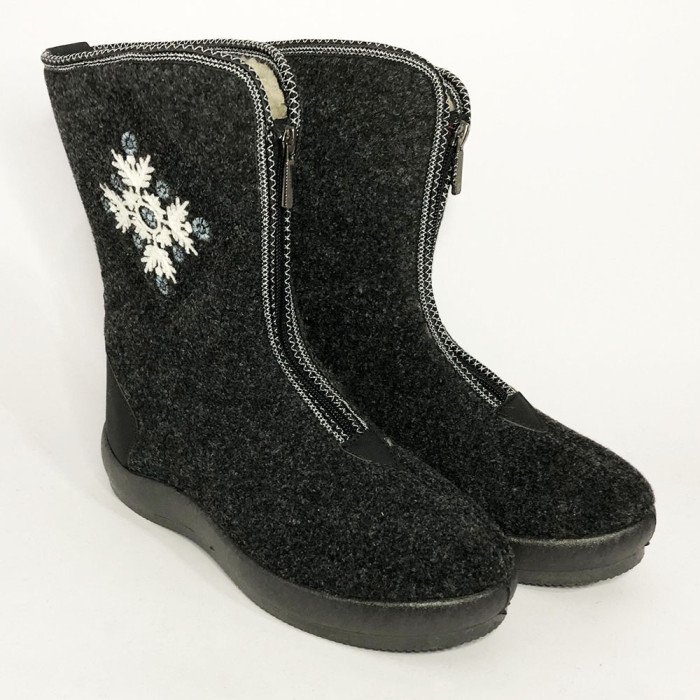 Жіночі чоботи. Розмір 41. Хутряні, високі, утеплені, Бурки на хутрі, Валянки шиті