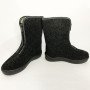 Жіночі чоботи. Розмір 38. Хутряні, високі, утеплені, Бурки повстяні жіночі, Бурки для дому