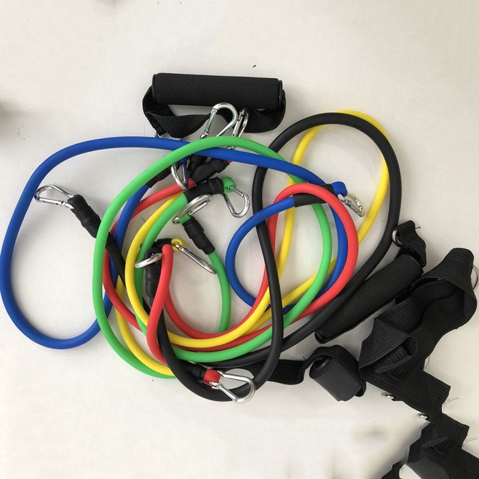 Гумовий еспандер для тренувань рук, Фітнес гумки 5 в 1, Фітнес петлі гумки еспандер