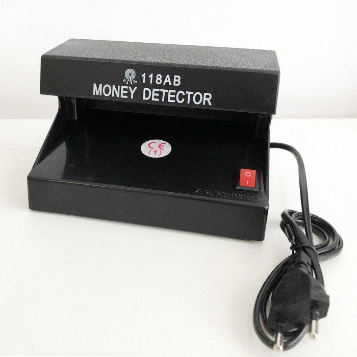 Машинка для перевірки доларів AD-118AB, Ультрафіолетові детектори валют, Портативні детектори валют