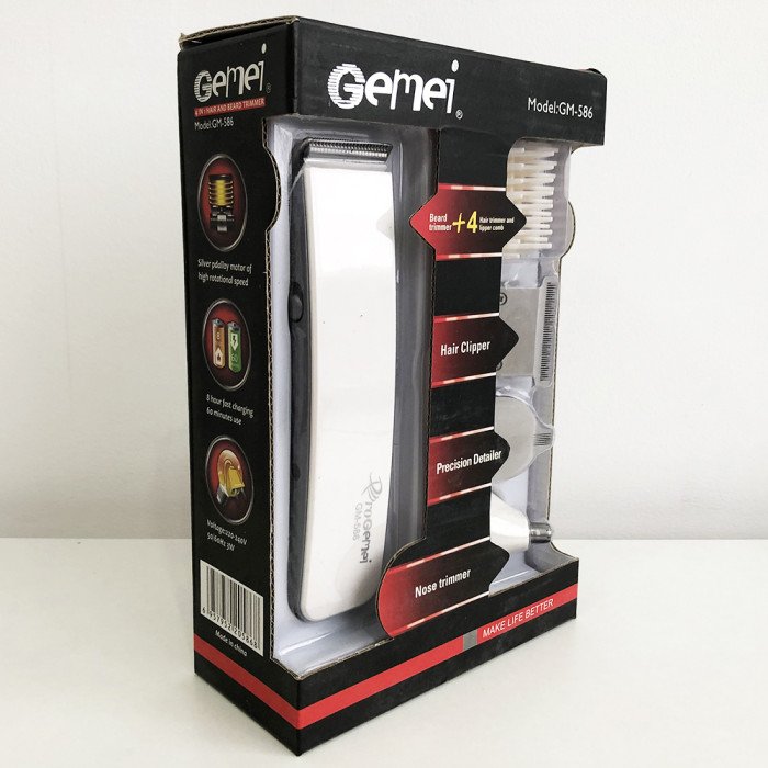 Машинка для стрижки, бритва, триммер GEMEI GM-586 4в1