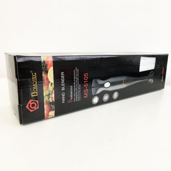 Блендер DOMOTEC MS-5104 400 Вт, Блендер занурювальний електричний, Блендер для дому, Портативний блендер
