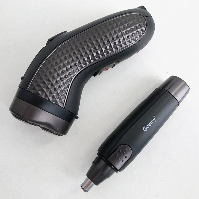 Тример для стрижки бороди триммер для носа, електробритва 3 в 1 GEMEI GM-7113, Тример бездротовий