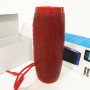 Портативна bluetooth колонка вологостійка TG157 Pulse з різнокольоровою підсвіткою. Колір червоний