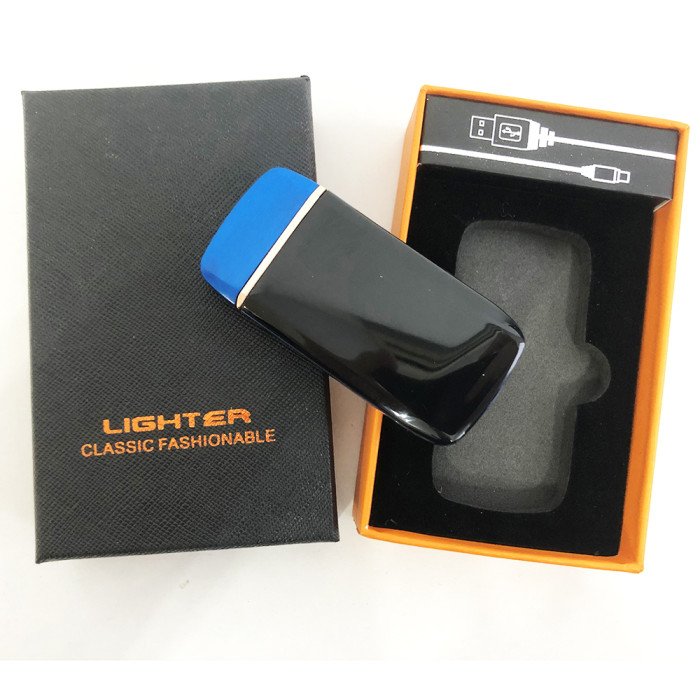 Запальничка імпульсна USB ZGP-70, акумуляторна запальничка, запальничка із зарядкою, вітрозахисна запальничка