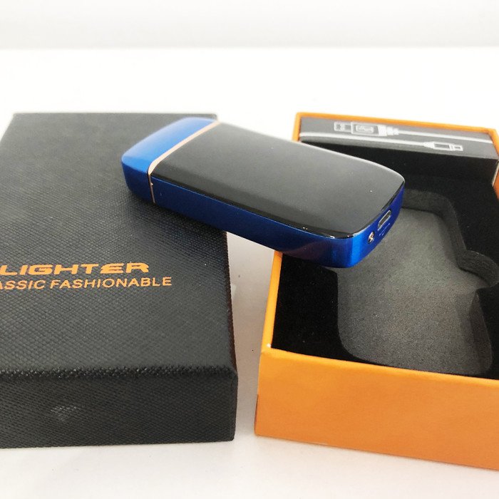 Запальничка імпульсна USB ZGP-70, акумуляторна запальничка, запальничка із зарядкою, вітрозахисна запальничка