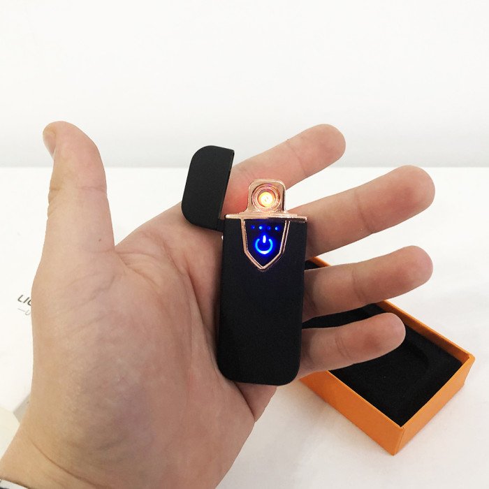 Запальничка спіральна USB-711, електронна запальничка спіральна подарункова, запальничка із зарядкою від usb