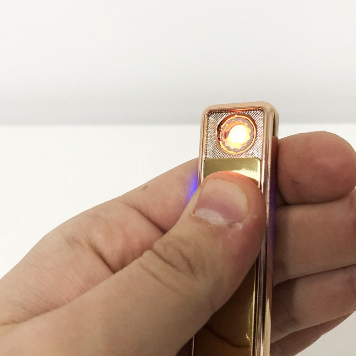 Запальничка спіральна USB ZGP-1. Колір: золотий