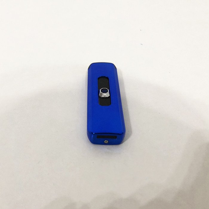 Запальничка електрична, акумуляторна подарункова запальничка, запальничка на зарядці. Колір: синій