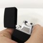 Запальничка імпульсна NB USB-215, Запальничка акумуляторна подарункова, USB запальничка. Колір: чорний