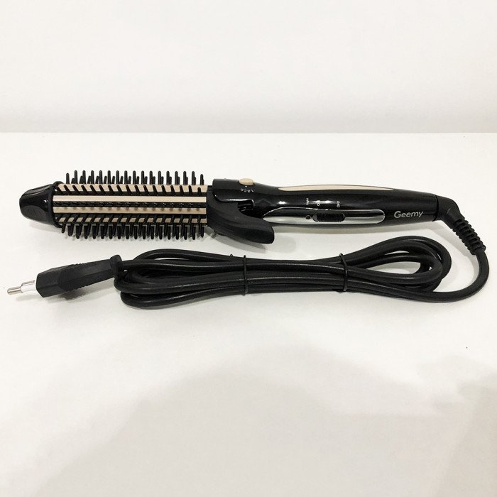 Щипці гребінець для волосся GEMEI GM-2929. Колір чорний