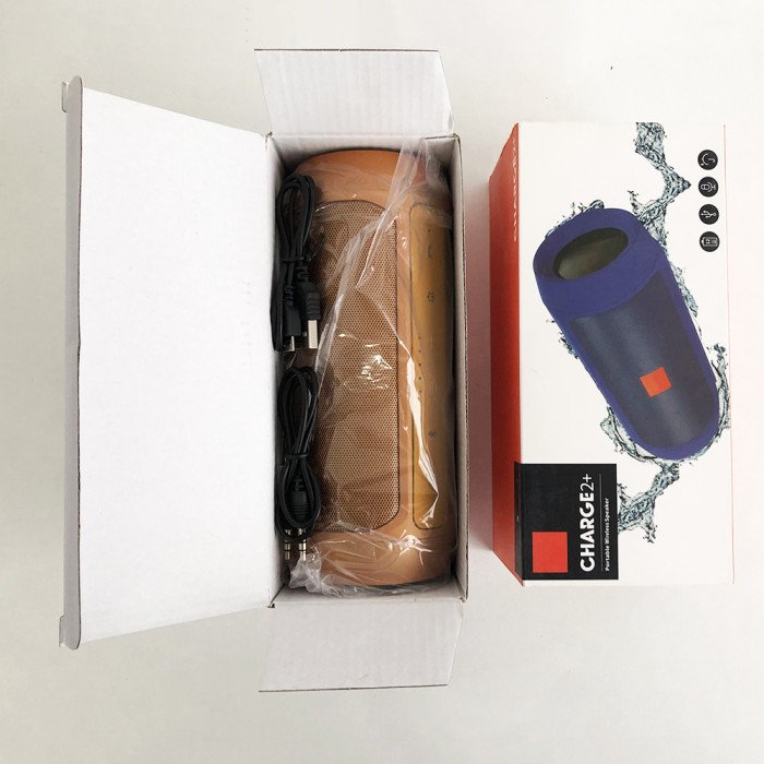 Колонка JBL CHARGE2 + J2 (аналог) Колір: золотий