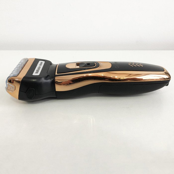 Електробритва сіткова і тріммер для бороди GEMEI / Geemy GM-595 з акумулятором. Колір: золотий