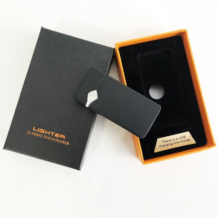 Електроімпульсна запальничка USB 315, акумуляторна запальничка подарункова, Вітрозахисна запальничка