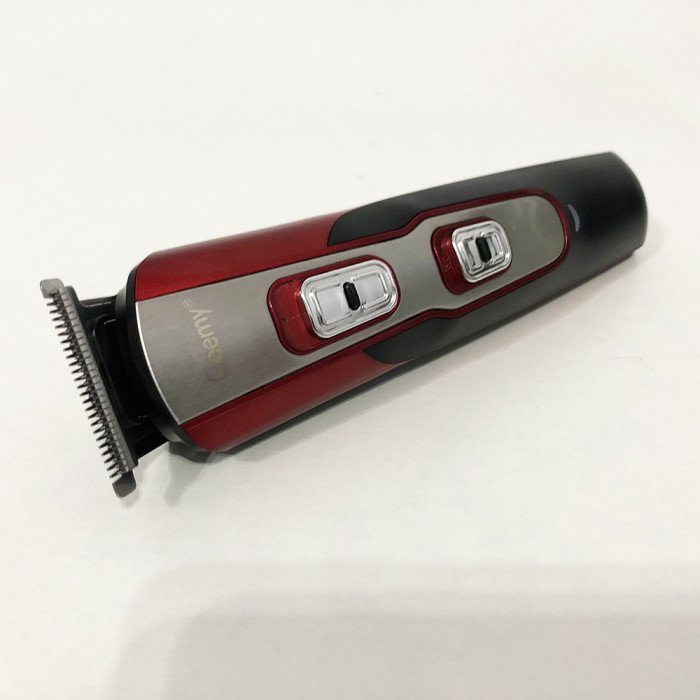 Машинка для стрижки 10в1 GEMEI GM-592, машина для окантування, підстригальна машинка. Колір: червоний