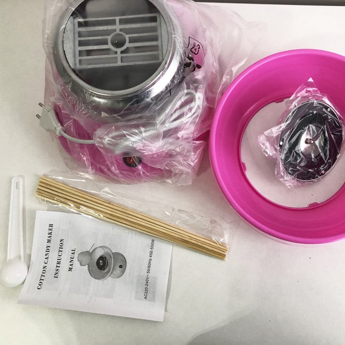 Апарат для солодкої вати Cotton Candy Maker, дитячий апарат для солодкої вати в домашніх умовах