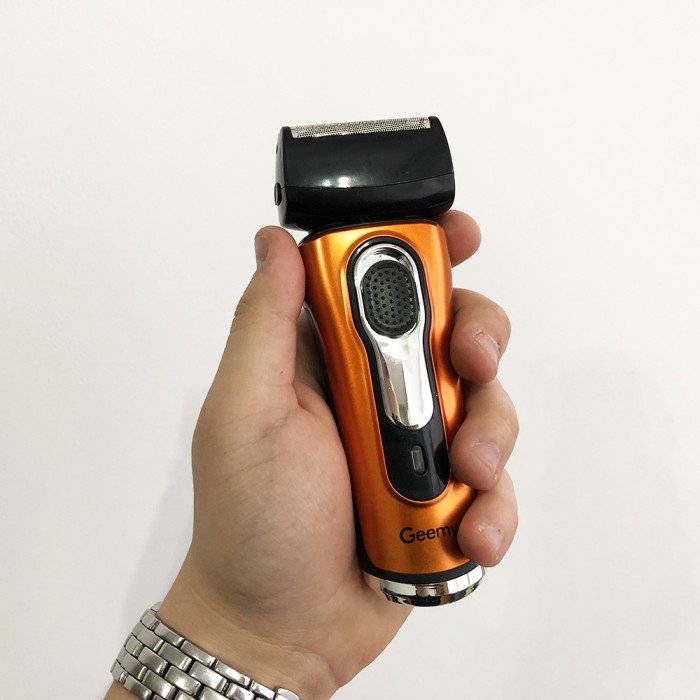 Електробритва бритва GEMEI GM-7110. Колір помаранчевий