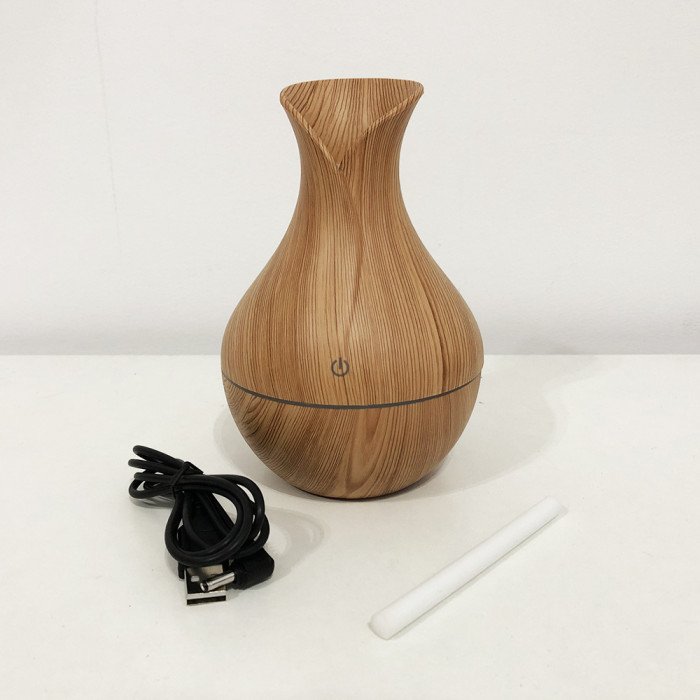 Зволожувач повітря Air Purifier LR053, Аромадіфузор зволожувач повітря для дому. Колір: світле дерево