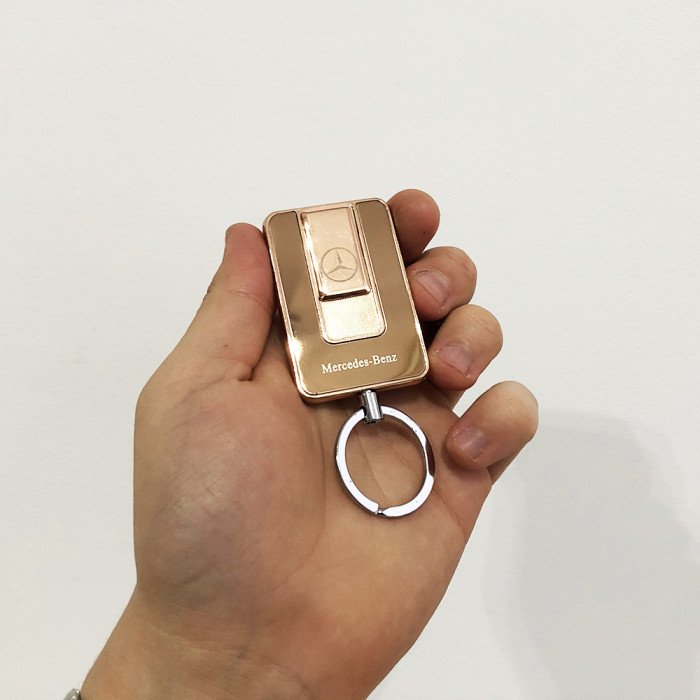 Запальничка спіральна USB-811. Mercedes. Колір: золотий