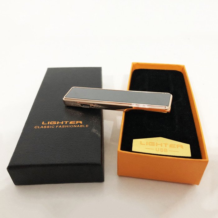 Запальничка спіральна USB ZGP-1. Колір: платиновий