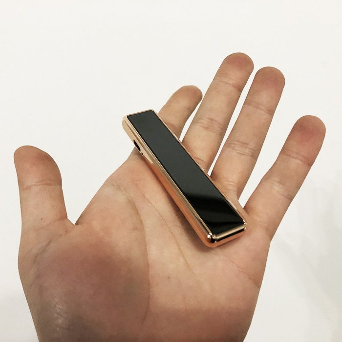 Запальничка спіральна USB ZGP-1. Колір: платиновий