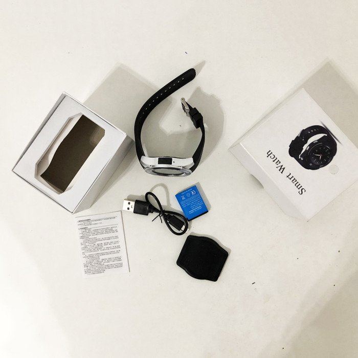 Розумні смарт-годинник Smart Watch V8. Колір: срібло