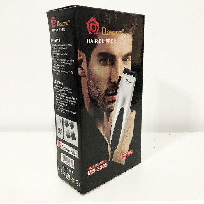 Машинка для стрижки DOMOTEC MS-3305, Професійна електробритва, Підстригальна машинка
