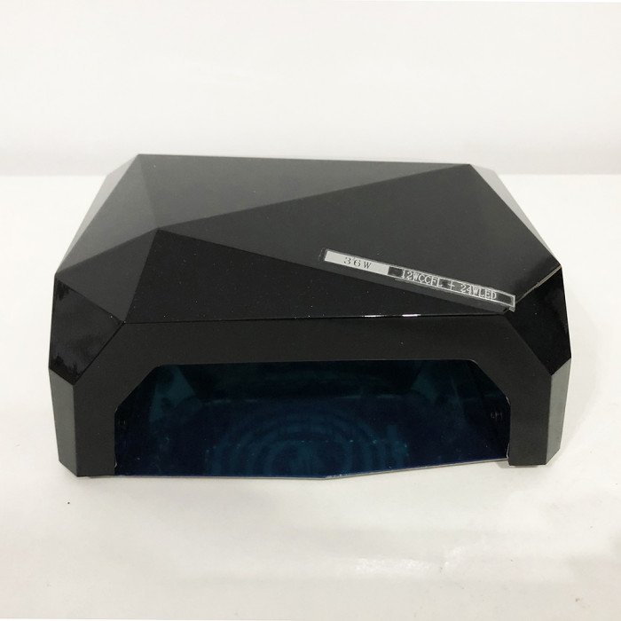 Сушарка для нігтів, лампа для гель лаку UV LAMP CCF+LED, Лампа для манікюру та педикюру. Колір: чорний