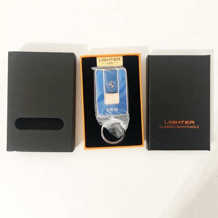 Запальничка спіральна USB-811. BMW. Колір синій