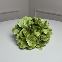 Гортензія штучна латексна h=70см d=17 cm 1шт. Колір: салатовий