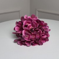Гортензія штучна латексна h=70см d=17см 1шт. Колір: фуксія
