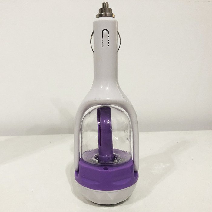 Зволожувач повітря для автомобіля, зволожувач повітря до машини Air Purifier BA-3. Колір: фіолетовий