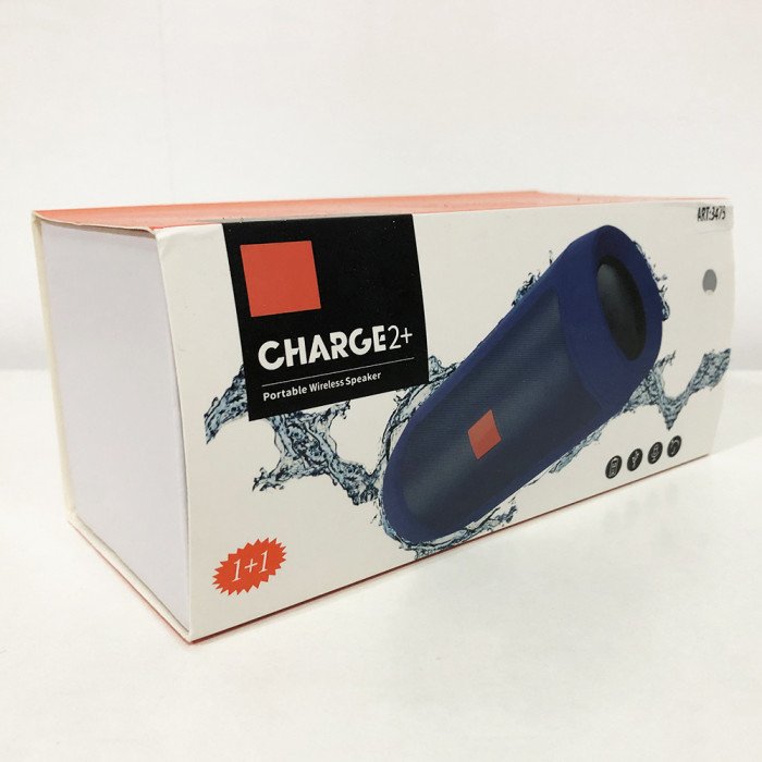 Акустична система JBL CHARGE2 + J2 (аналог) Колір: срібний