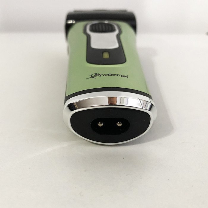 Електробритва бритва GEMEI GM-7110. Колір зелений