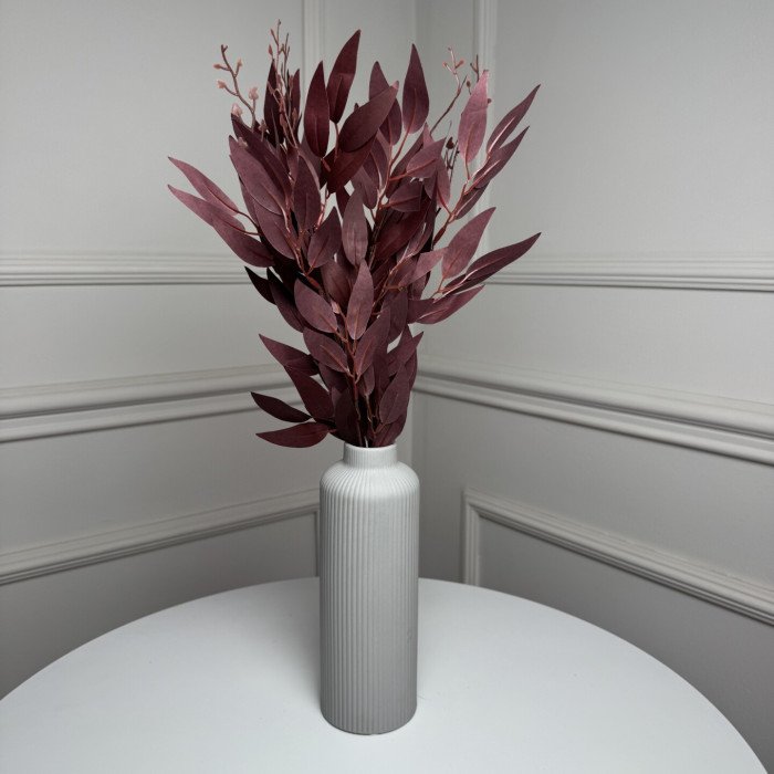 Рускус букет штучний, В-55 см 5шт/уп. Колір: бордовий