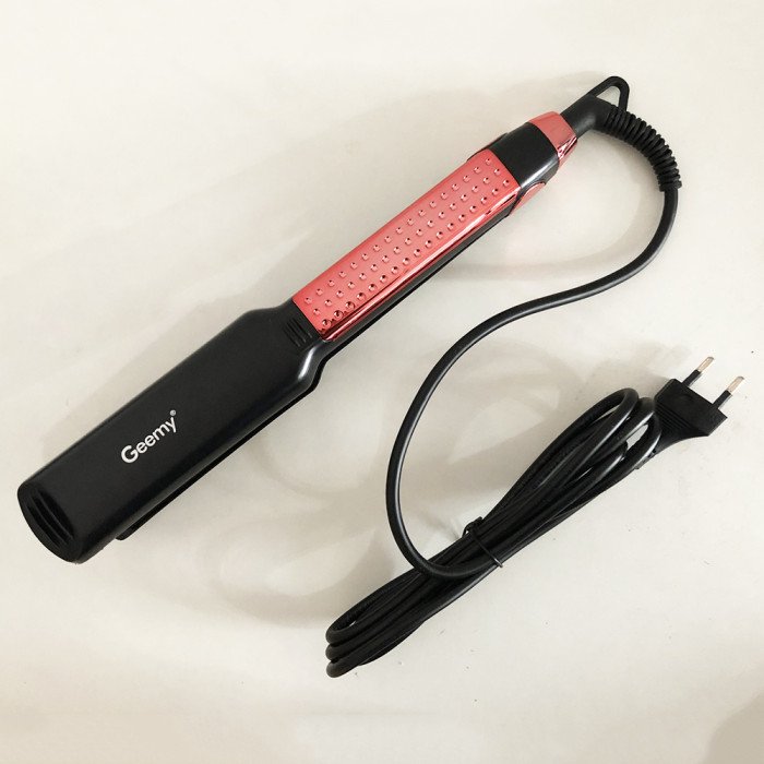 Щипці GEMEI GM-2808W для завивки волосся керамічна 4 темп режиму 40 Вт. Колір рожевий