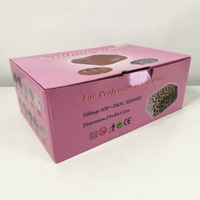 Сушарка для нігтів UV LAMP CCF+LED, Лампа манікюрна для домашнього використання. Колір: золотий