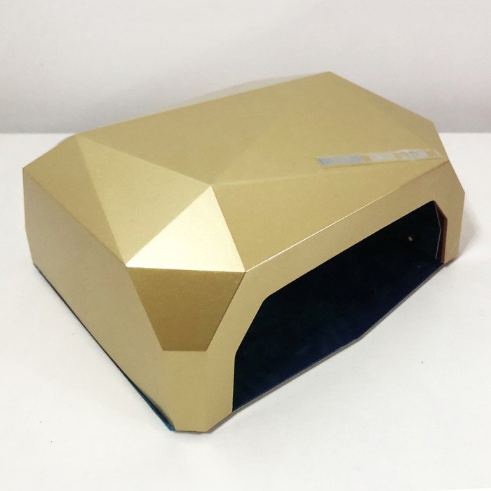 Сушарка для нігтів UV LAMP CCF+LED, Лампа манікюрна для домашнього використання. Колір: золотий